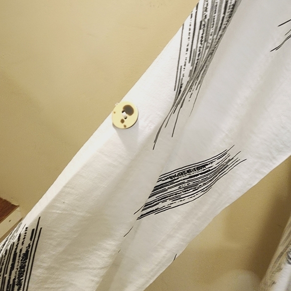 NorthStyle White Button down Roll up Sleeves tunic Shirt Plus Size 1X - Picture 5 of 13